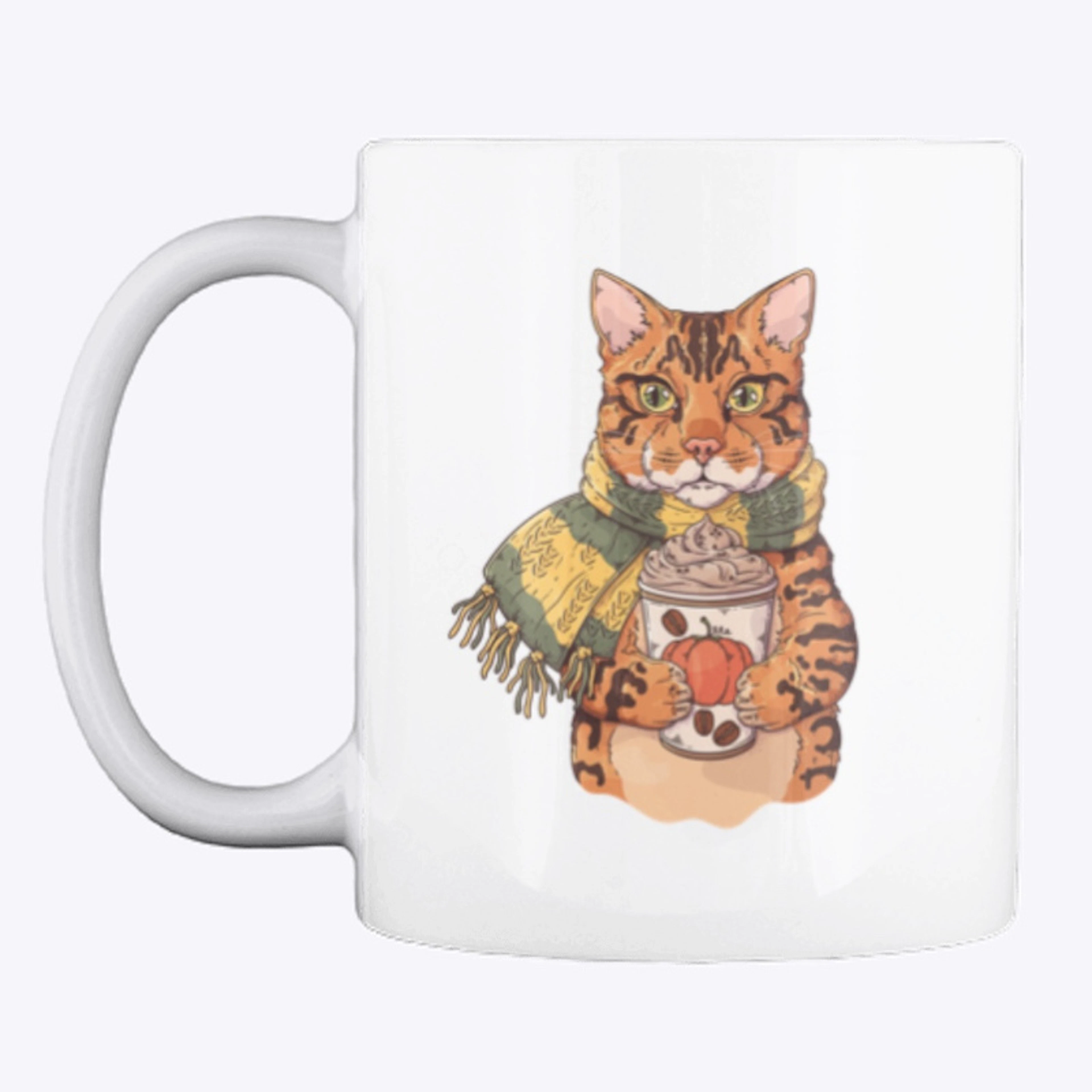 Pumpkin Spice Bengal Cat | Drinkware